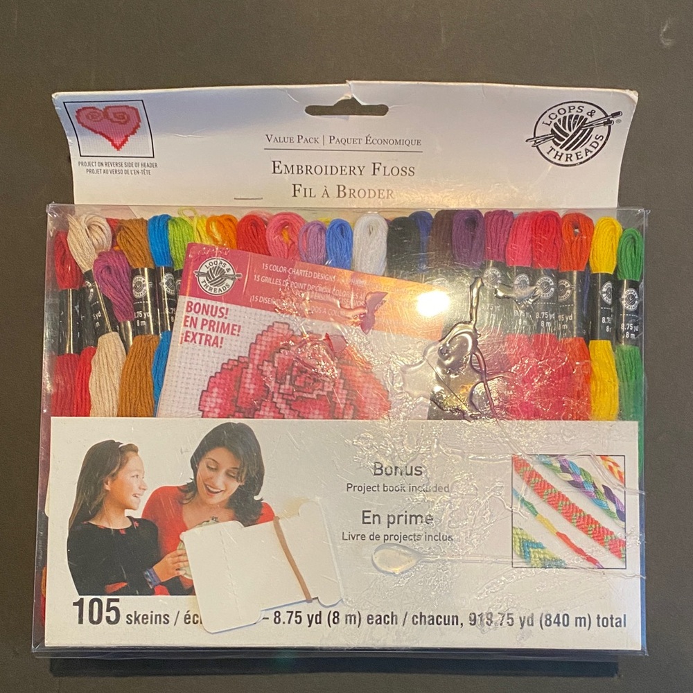 Embroidery Floss Value Pack - Multicolor. New unopened box.